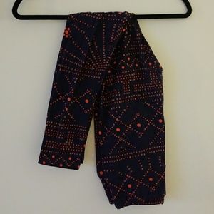 💜 NEW Blue/Pink Polka LulaRo Leggings One Size OS